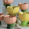 Tulip ceramic scented wax Valentine's Day, Mother's Day, Thanksgiving Day gift, wedding gift, long-lasting scented gift box decoration, tulip ceramic low-temperature scented candle, cute girl birthday gift, bedroom long-lasting scented gift box decoration Application Scenario